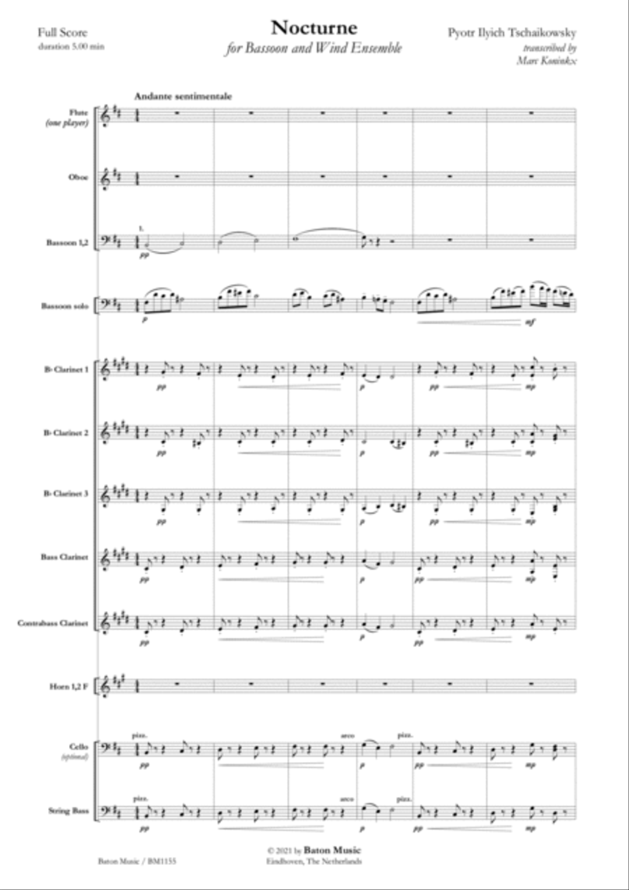 Nocturne Concert Band scores gallery preview page 2