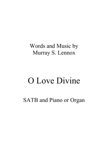O Love Divine