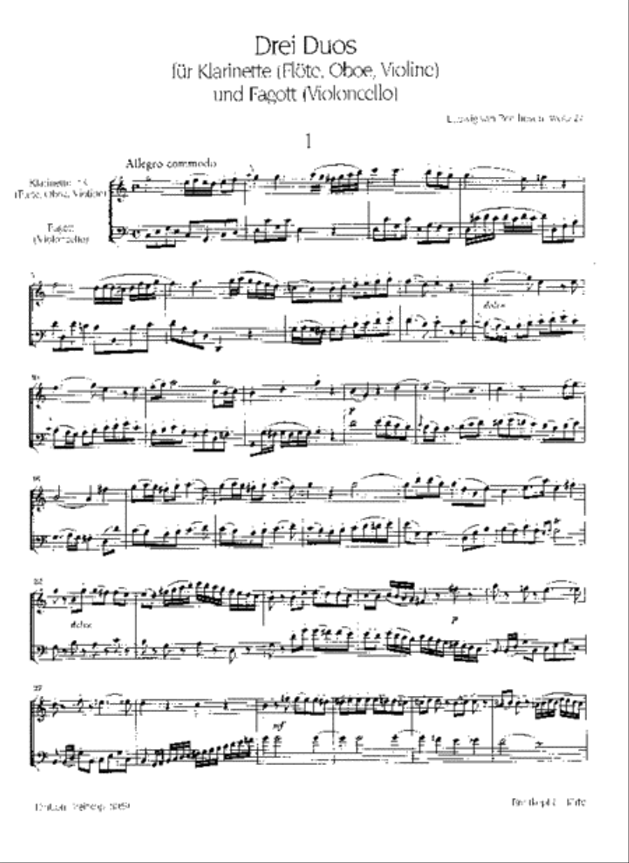 3 Duets WoO 27 3 Duets WoO 27 Violin scores gallery preview page 2