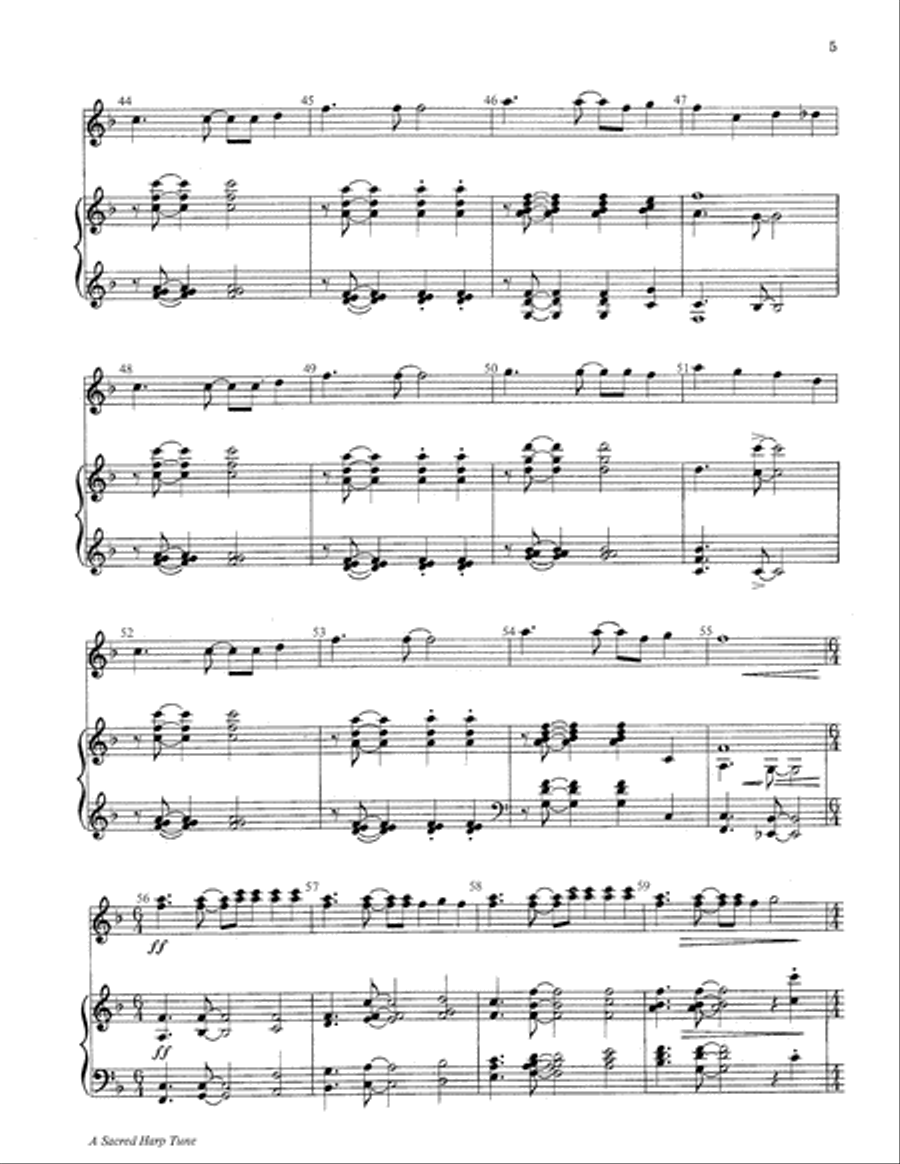 A Sacred Harp Tune A Sacred Harp Tune Harp scores gallery preview page 5