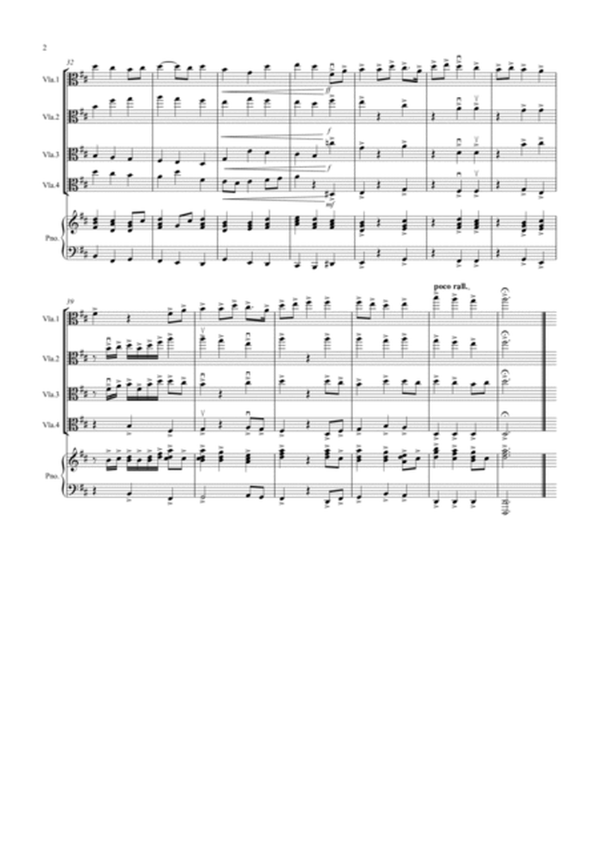 2 Classical Favourites for Viola Quartet (volume two) image number null