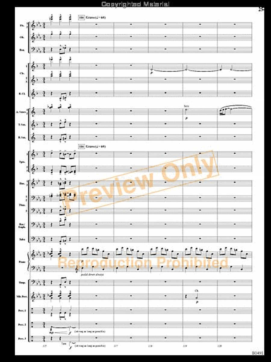 Nevermore Concert Band scores gallery preview page 24