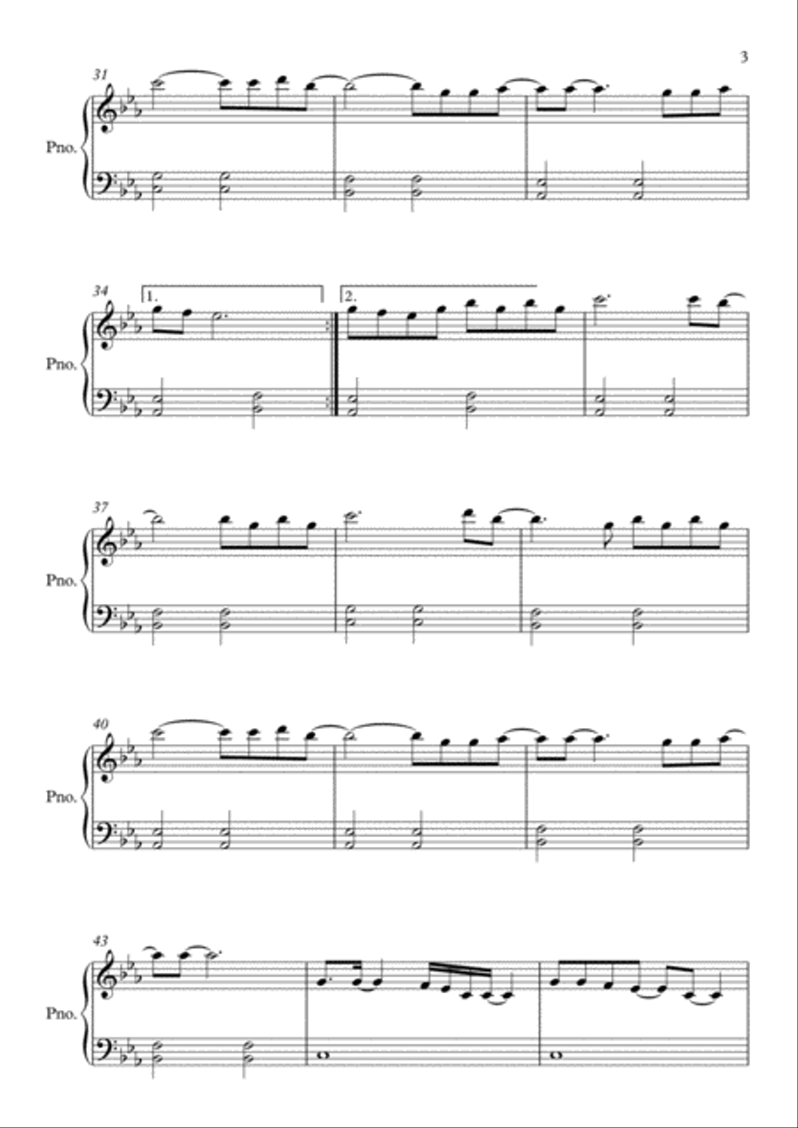 Rolling In The Deep Easy Piano scores gallery preview page 3