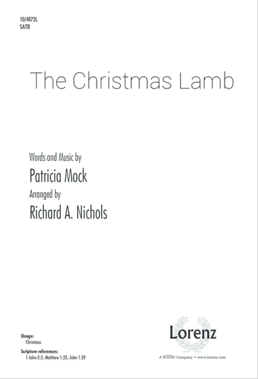 The Christmas Lamb 4-Part scores gallery preview page 1