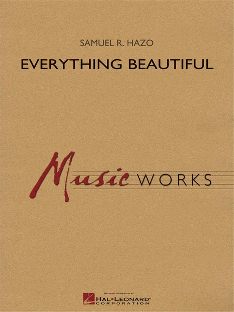 Everything Beautiful Everything Beautiful Concert Band scores gallery preview page 1
