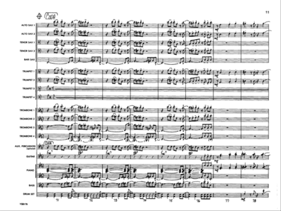 Just a Little Off the Top Jazz Ensemble scores gallery preview page 11