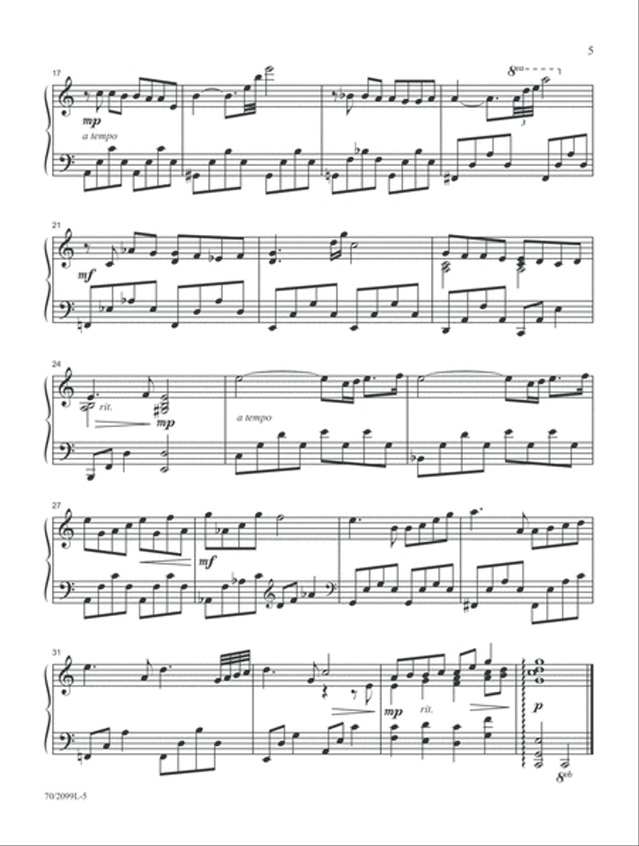 Mark Hayes Miniatures, Vol. 2 (Digital Delivery) Piano Solo scores gallery preview page 5