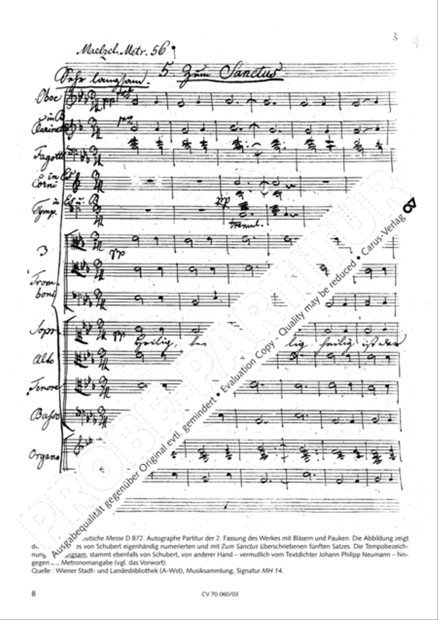 Deutsche Messe 4-Part scores gallery preview page 9