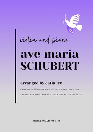 Ave Maria - for violin and piano A Major