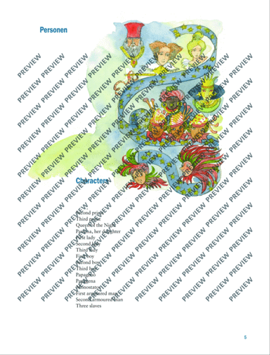 The Magic Flute The Magic Flute Piano Solo scores gallery preview page 6