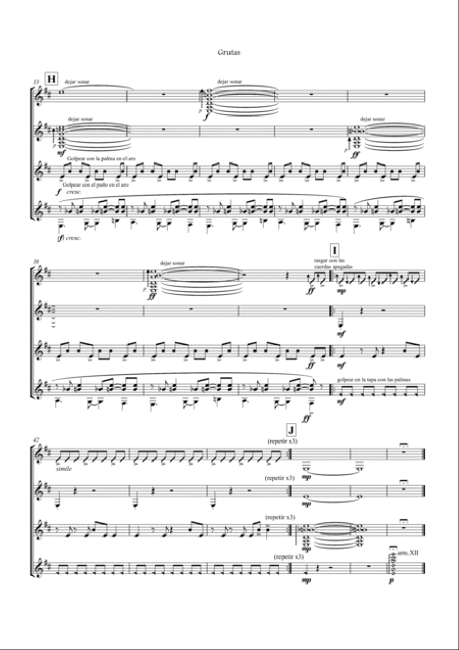 Grutas Chamber Music scores gallery preview page 6