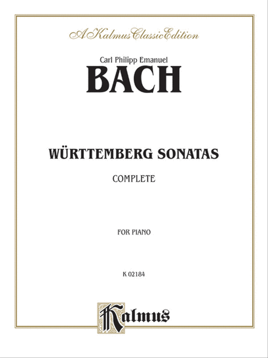 Six Wurttemberg Sonatas Complete Piano Solo scores gallery preview page 1
