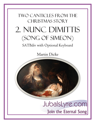 Nunc dimittis (SATBdiv with Optional Keyboard)