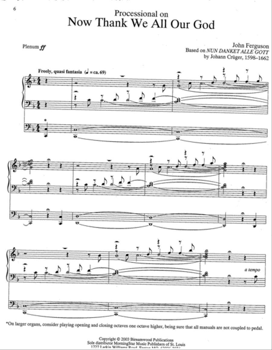 A Wedding Triptych Organ scores gallery preview page 3