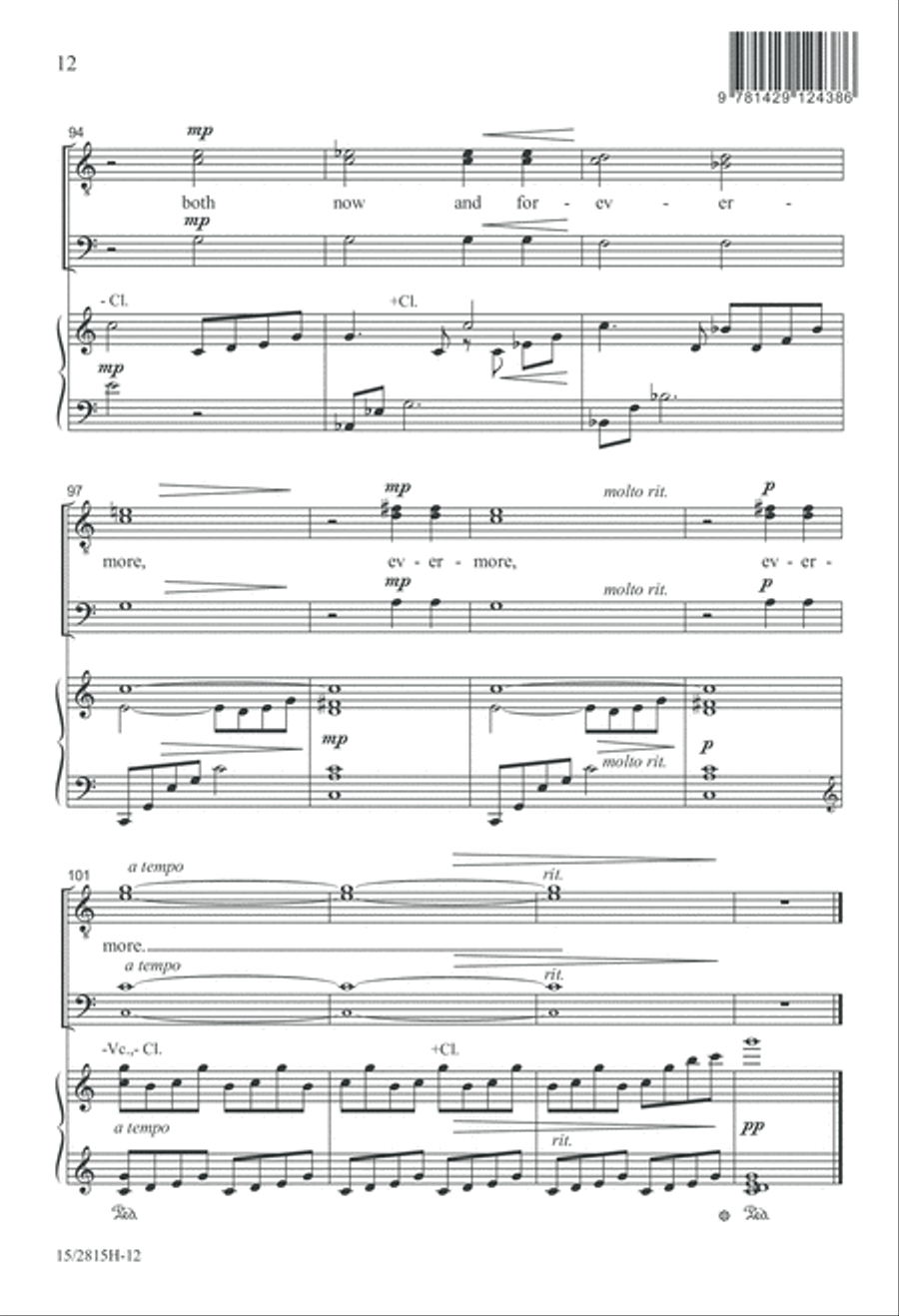 I Will Lift My Eyes TTB scores gallery preview page 13