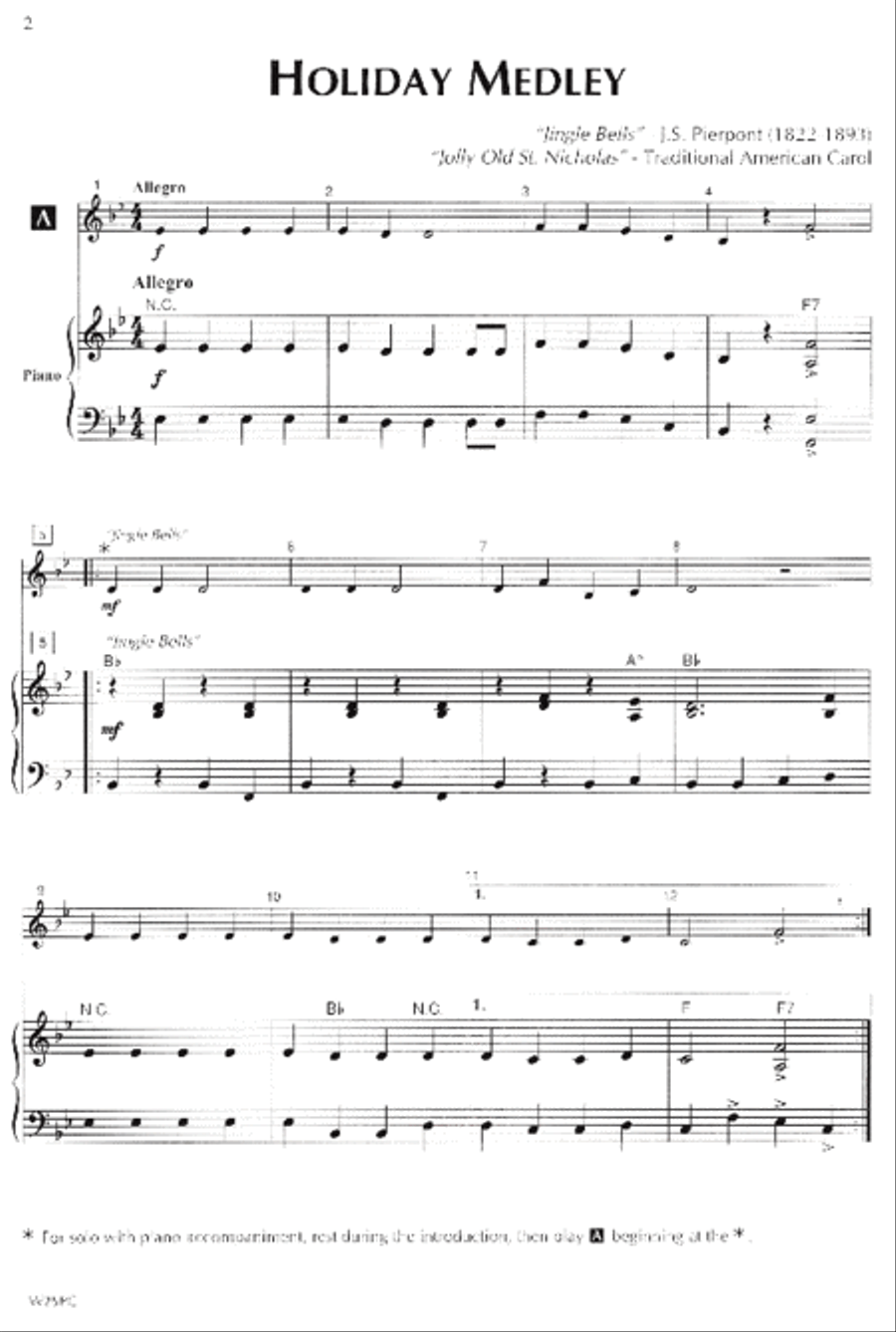 Standard of Excellence Sounds of the Season Piano Guitar