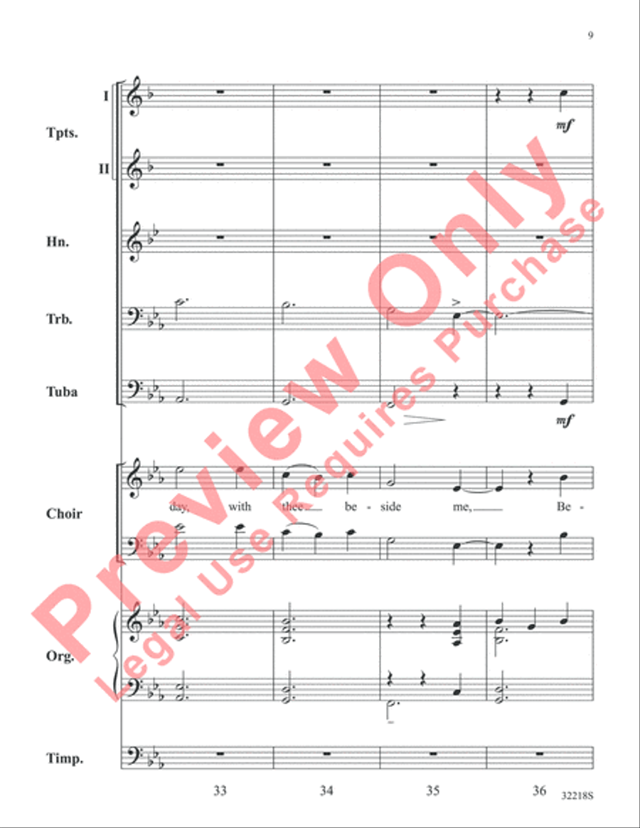 Awake, My Heart Choir scores gallery preview page 10