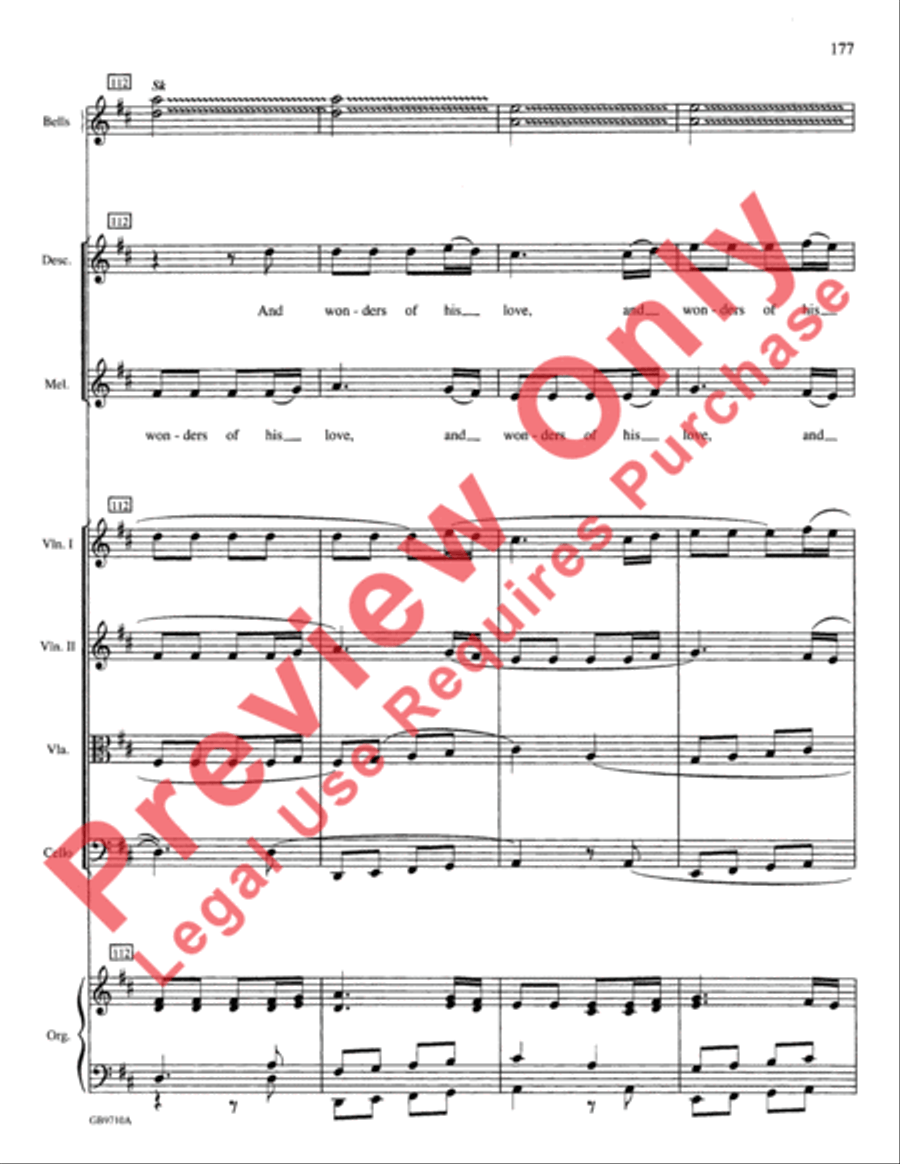 A Festival of Lessons and Carols Choir scores gallery preview page 178