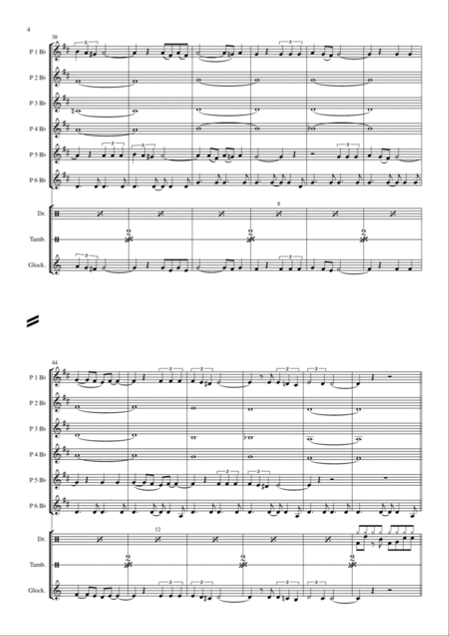Can't Take My Eyes Off Of You Concert Band scores gallery preview page 4