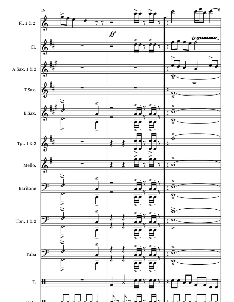 Mo Bamba Small Ensemble scores gallery preview page 6