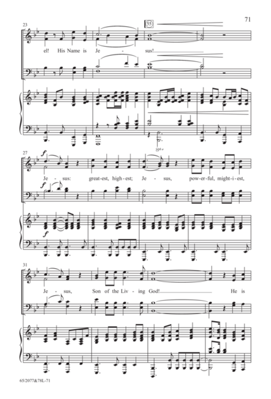 Jesus! - SATB Score with Performance CD image number null