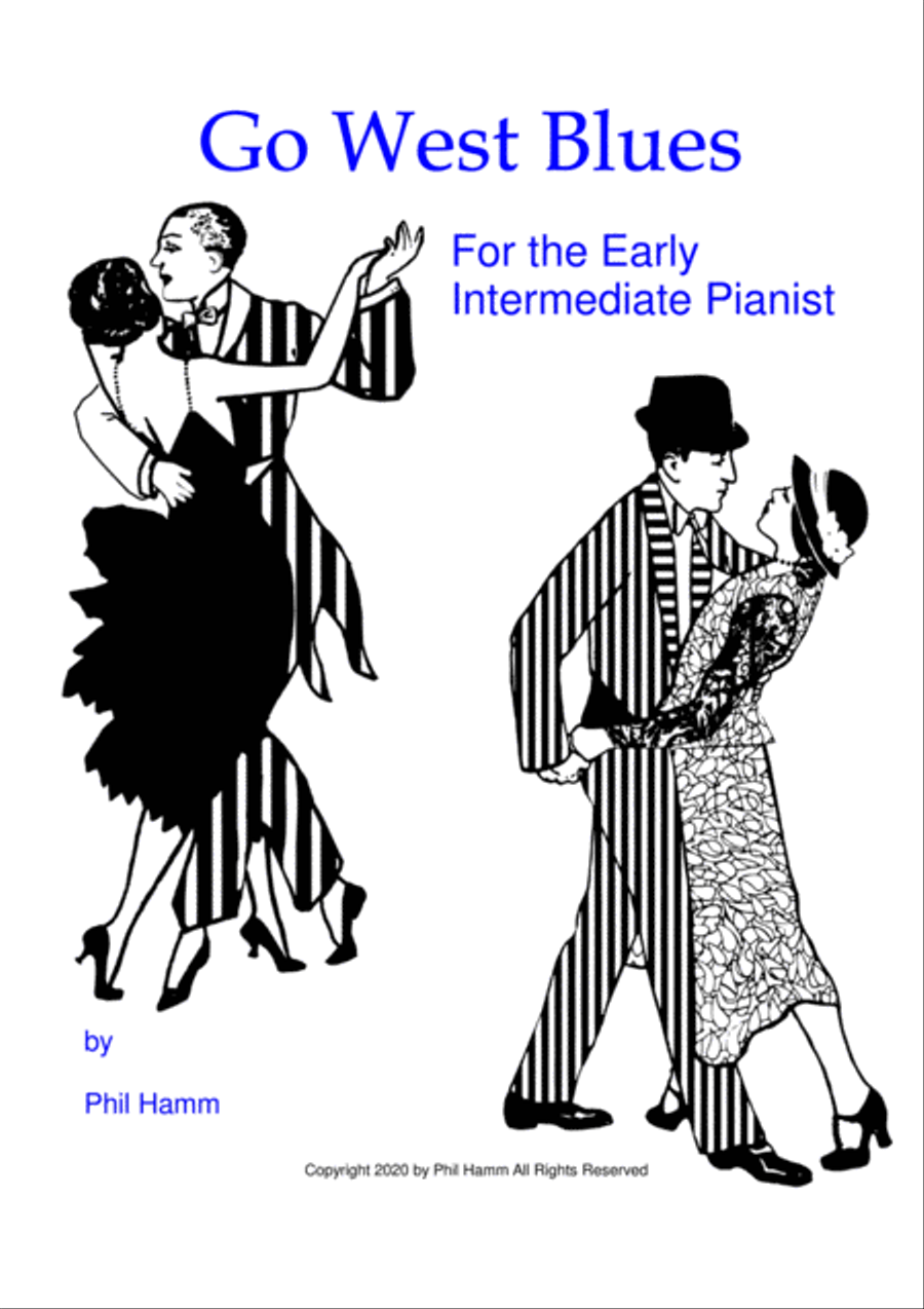 Go West Blues Piano Method scores gallery preview page 1