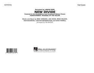 Book cover for New Divide (from "Transformers: Revenge Of The Fallen") - Full Score