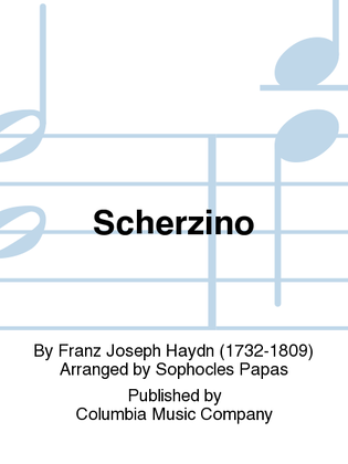 Book cover for Scherzino