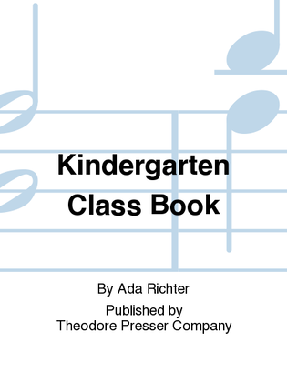 Kindergarten Class Book