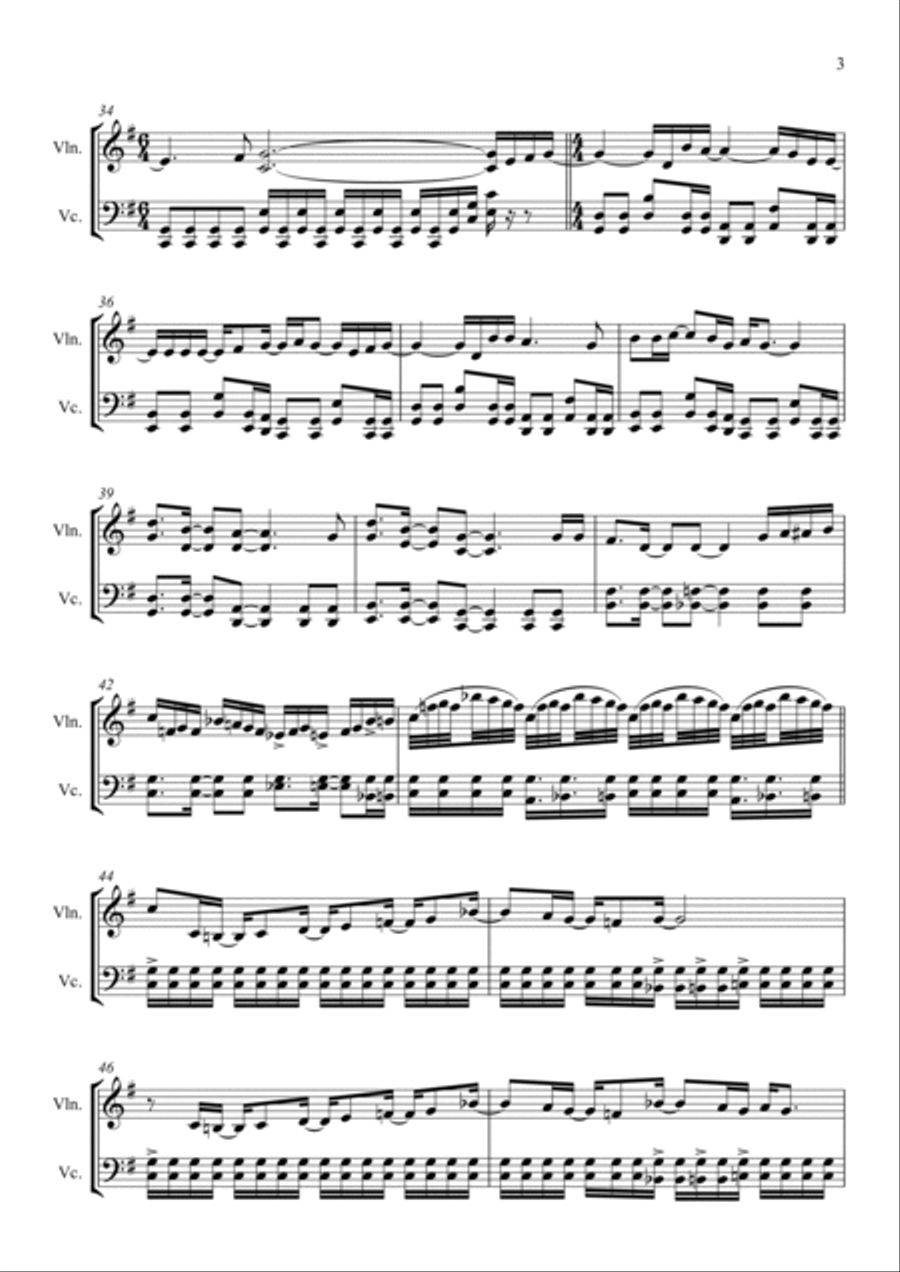Let It Go (from Frozen) Score and Parts scores gallery preview page 4