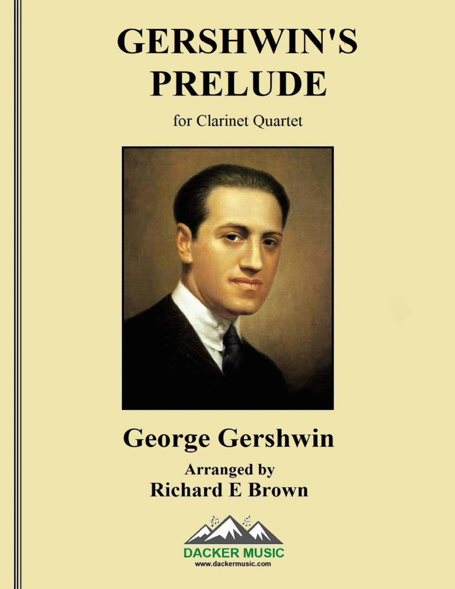 Gershwin's Prelude - Clarinet Quartet Clarinet Quartet scores gallery preview page 1
