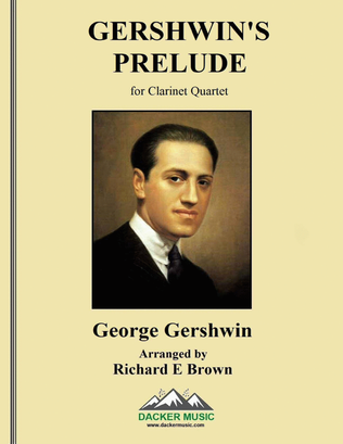 Book cover for Gershwin's Prelude - Clarinet Quartet