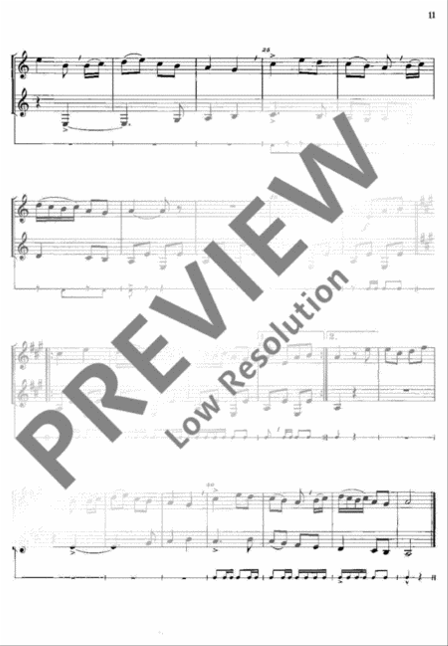 Folklore international Clarinet Duet scores gallery preview page 12
