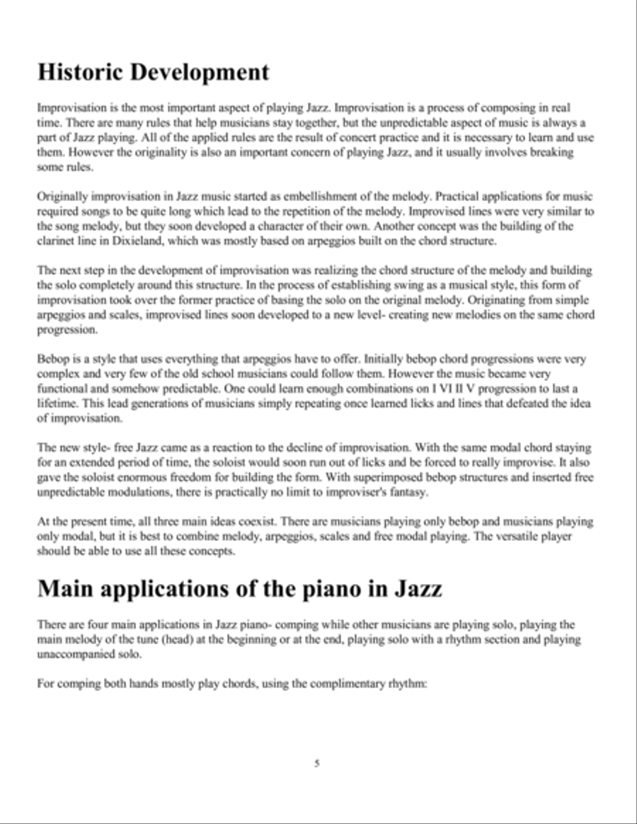 Jazz Piano Lines and Phrases Voice scores gallery preview page 5