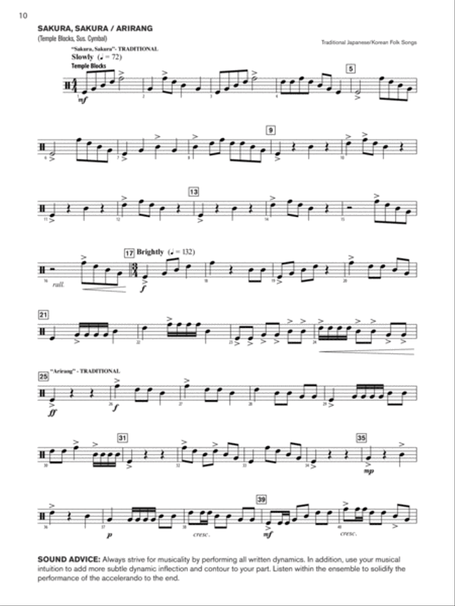 Sound Percussion Ensembles Percussion Ensemble scores gallery preview page 3