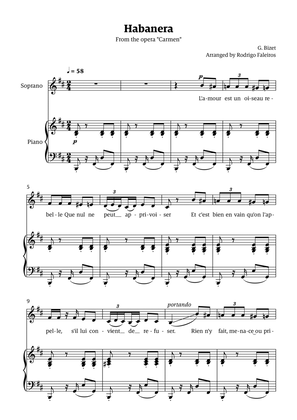 Habanera (for soprano - B minor/major)