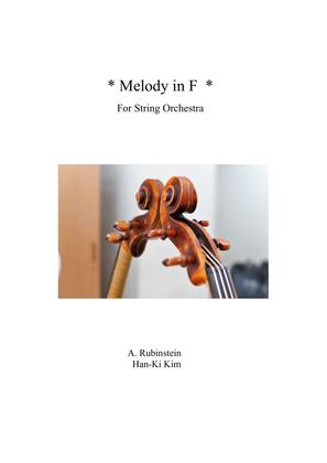 Book cover for Melody in F (For String Orchestra)