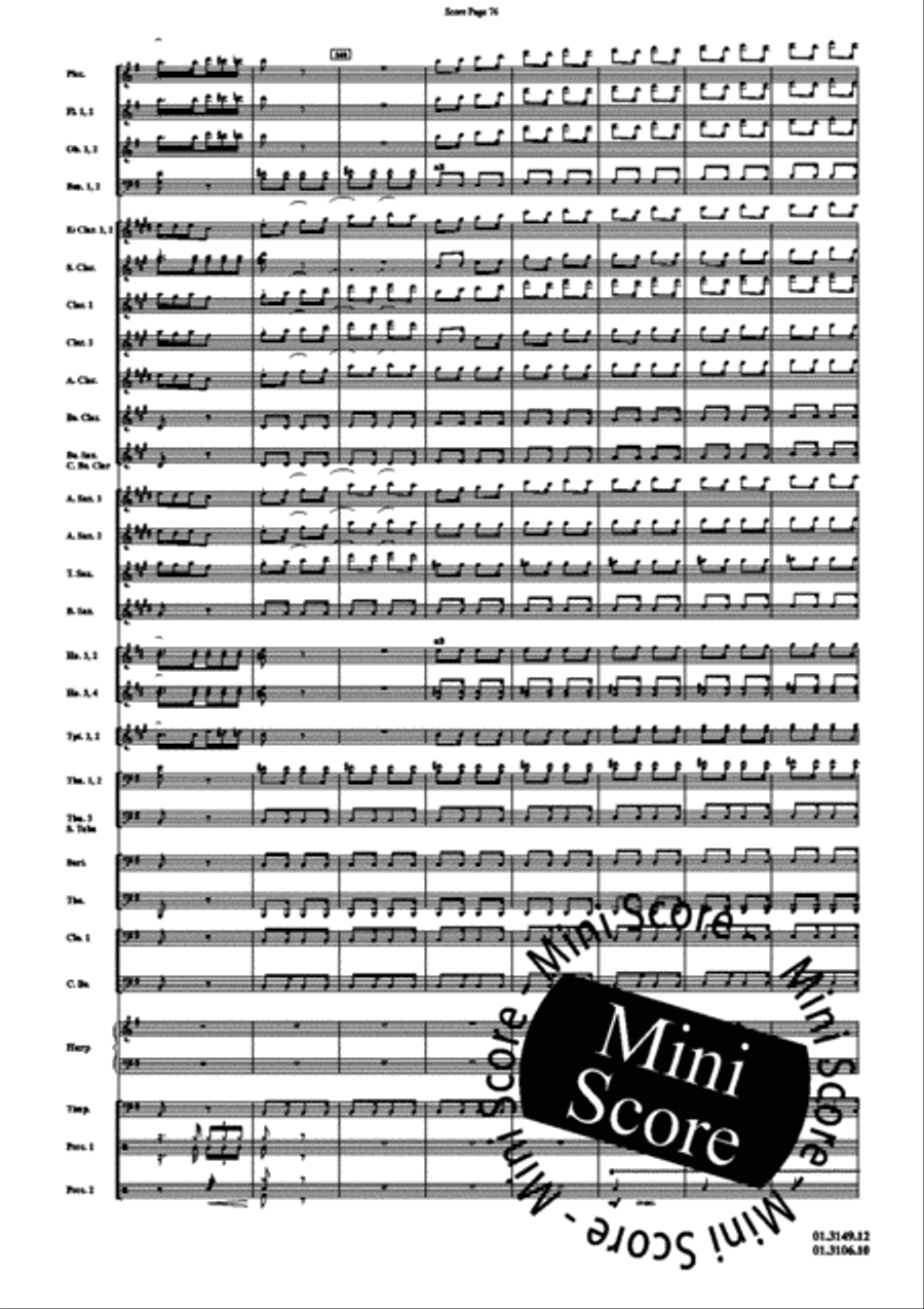Scheherazade Concert Band scores gallery preview page 248