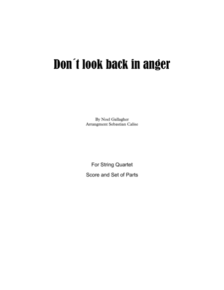 Don't Look Back In Anger image number null