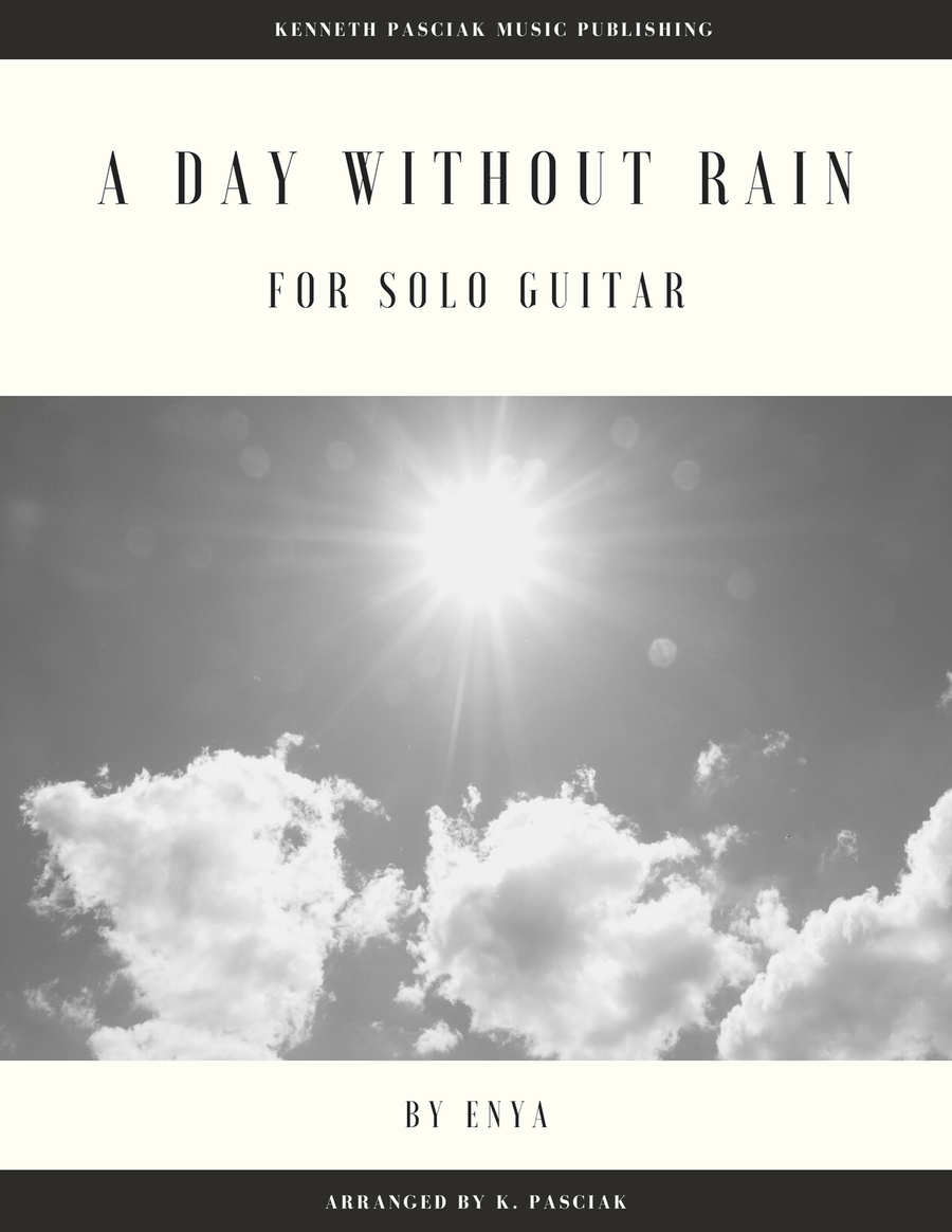 A Day Without Rain Guitar Tablature scores gallery preview page 1