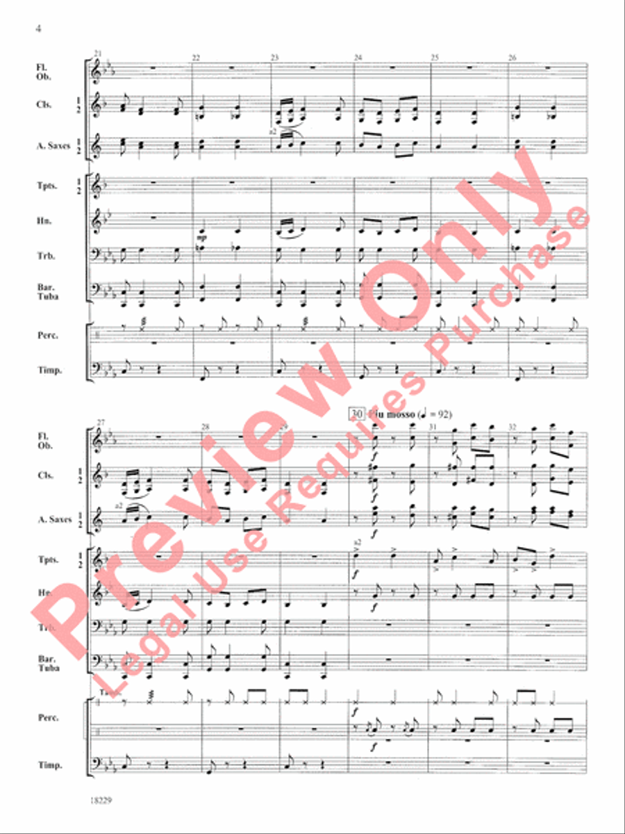 Russian Sailor's Dance (from The Red Poppy) Concert Band scores gallery preview page 5