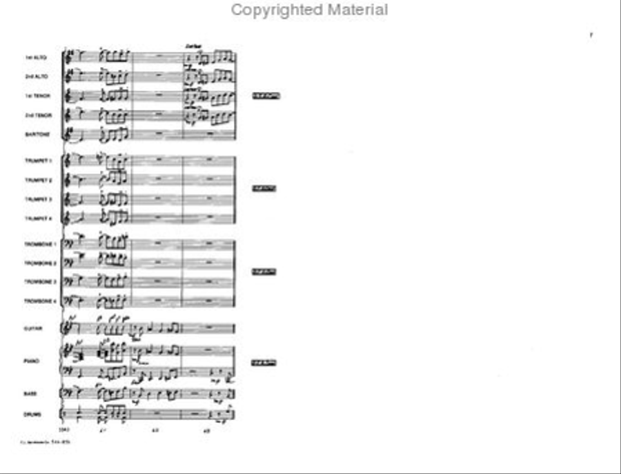 Chicken Franks Chicken Franks Jazz Ensemble scores gallery preview page 8