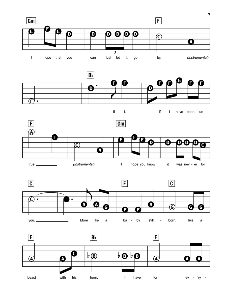 Bird On The Wire (Bird On A Wire) Electronic Keyboard scores gallery preview page 2