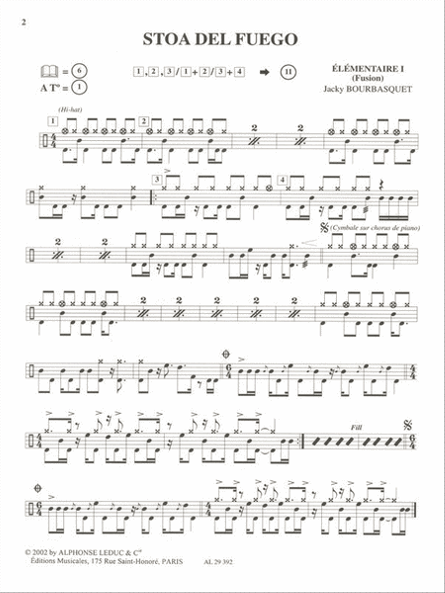 Stage Session Volume 2 Percussion scores gallery preview page 2