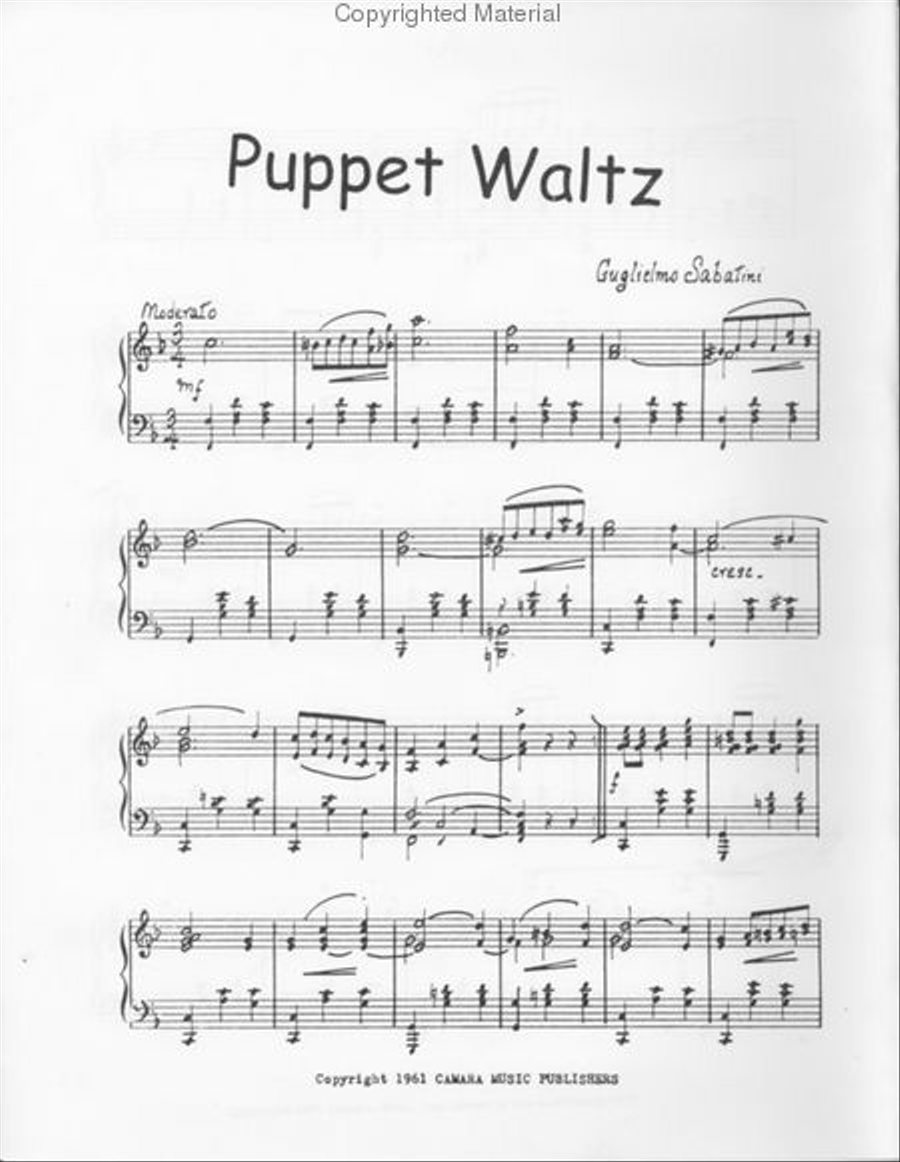 Puppet Waltz Bassoon scores gallery preview page 2