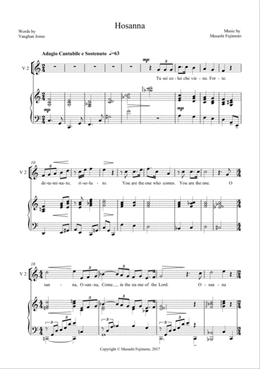 Osanna Piano scores gallery preview page 1