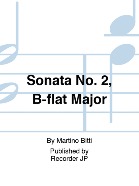 Sonata No. 2, B-flat Major image number null