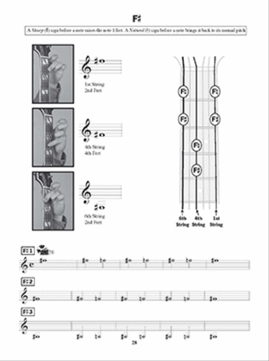 First Lessons Beginning Guitar: Learning Notes/Playing Solos Flatpicking Guitar scores gallery preview page 3