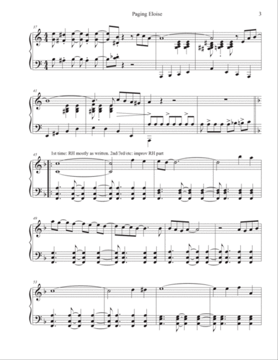 Paging Eloise Piano Method scores gallery preview page 3
