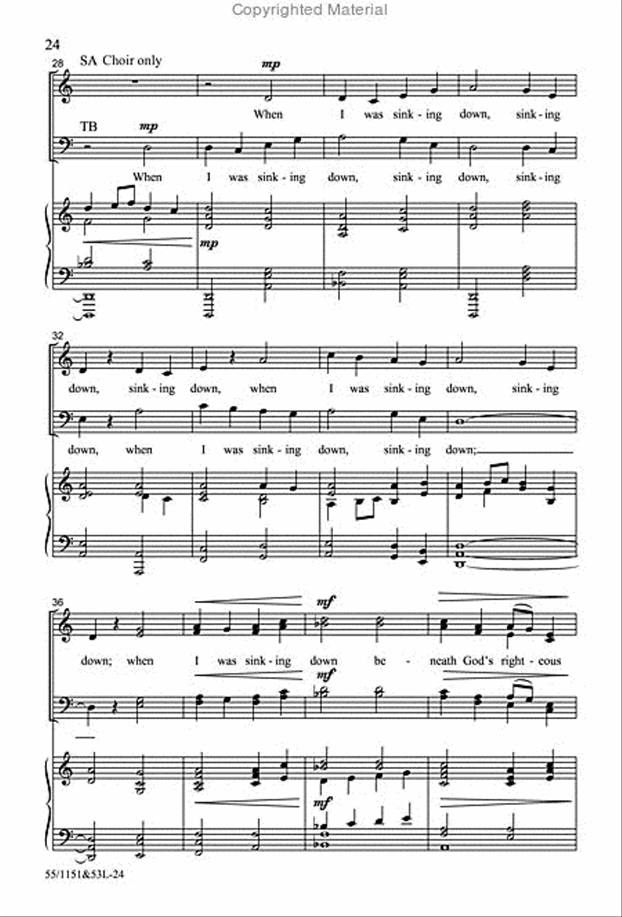 The Way of the Cross Leads Home 4-Part scores gallery preview page 9